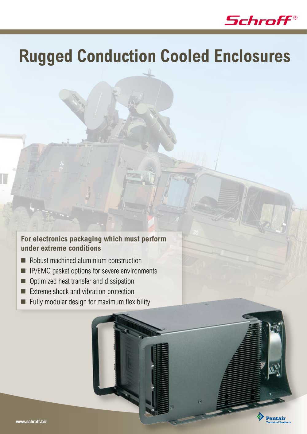 Rugged Conduction Cooled Enclosure - SCHROFF