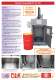 reduction of volume and rinsing, the compactor of contaminated waste, the compactor of cans and barrels - BLIK