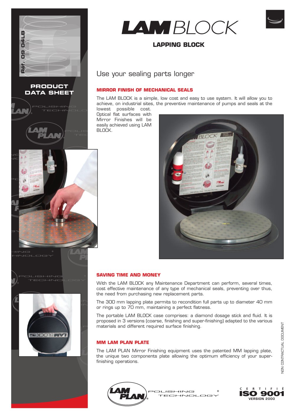 Lapping polishing plates - LAM PLAN