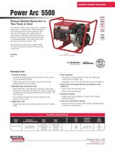 Powered by Gasoline Engines Power Arc� 5500