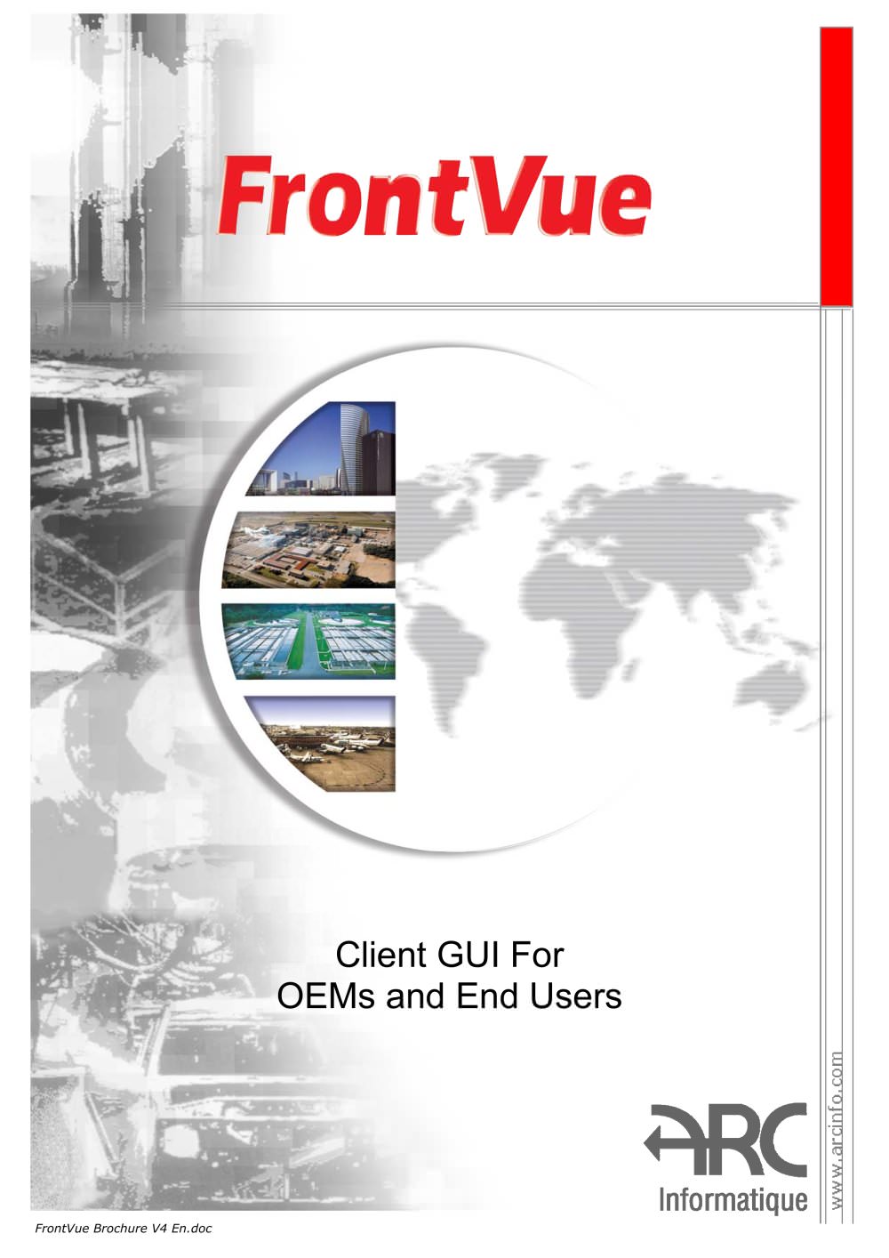 FrontVue - Client GUI for OEMs and End Users - ARC Informatique