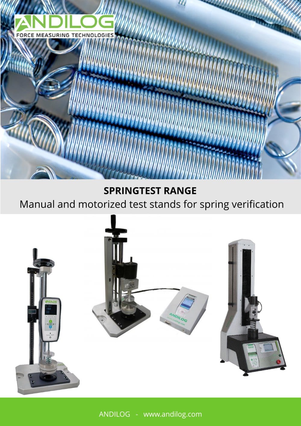 Spring testers - Range Springtest - 1 / 12 Pages