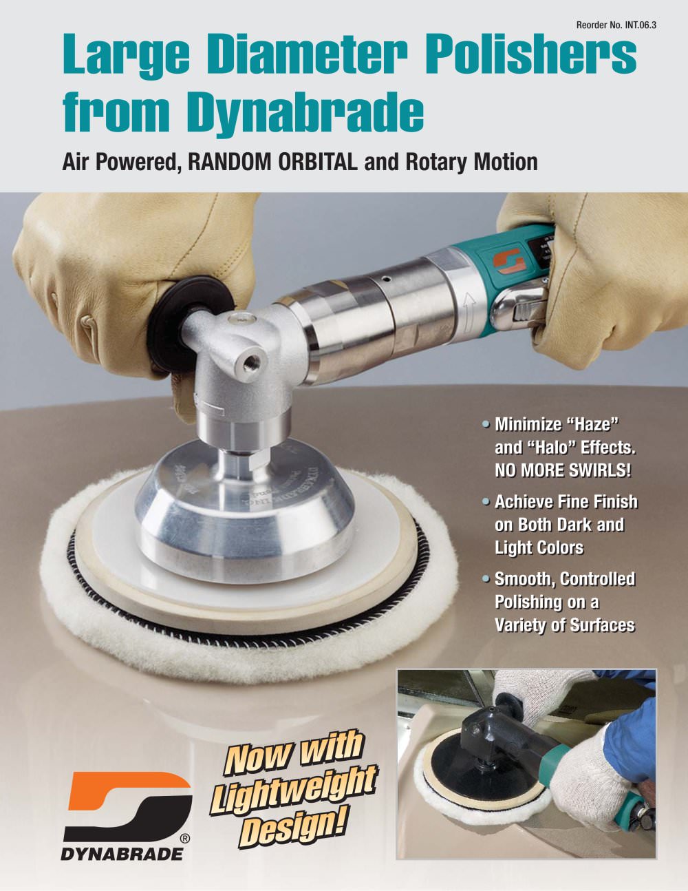 Large Diameter Polishers from Dynabrade - DYNABRADE Europe
