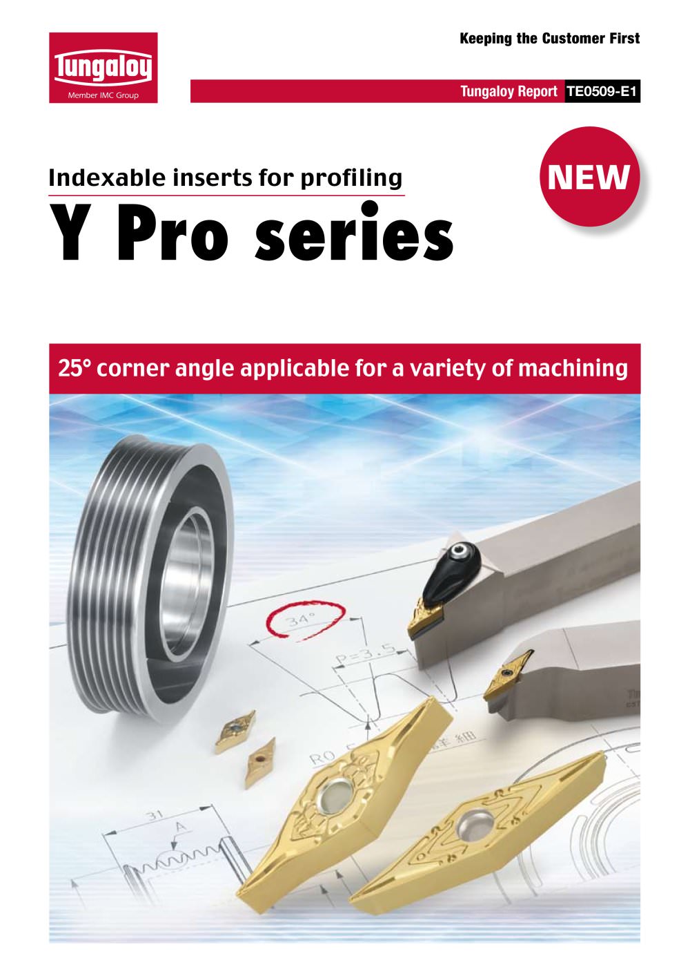Y-Pro series/ Inserts for profiling - Tungaloy Germany