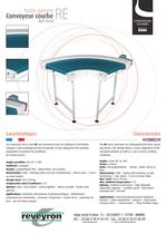 Belt bend conveyors 	 Type RE