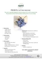 	 Ply slitter PB100
