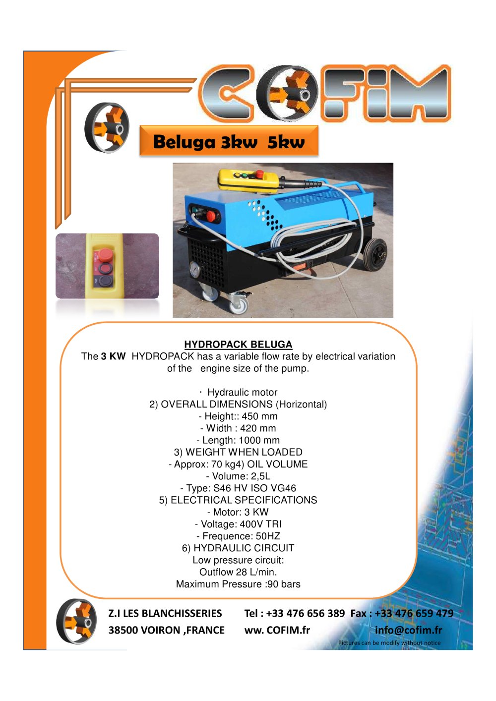 HYDRAULIC POWER PACK - COFIM industrie