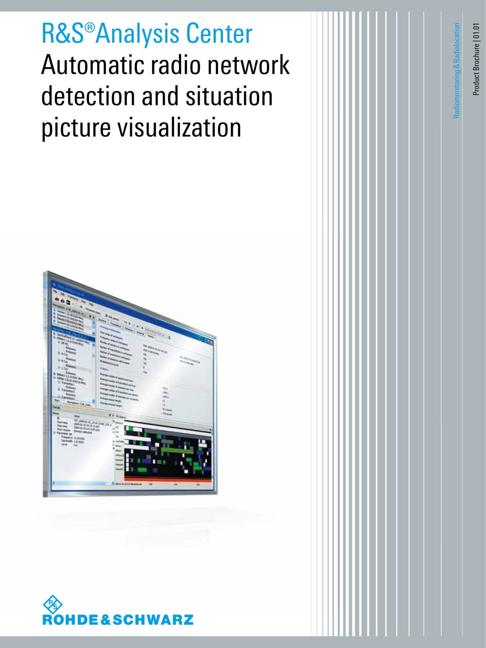 R&S&reg;Analysis&nbsp;Center Automatic radio network  detection and situation  picture visualization - Rohde Schwarz