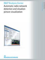 R&S&reg;Analysis&nbsp;Center Automatic radio network  detection and situation  picture visualization
