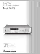 R&S&reg;RF Step Attenuators