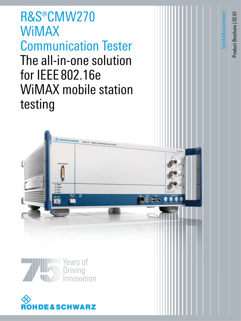 WiMAX Communication Tester - Rohde Schwarz