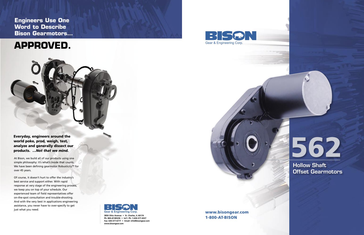 Hollow Shaft Offset Gearmotors - BISON