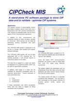 CIPCheck MIS: A Software Package to Store CIP Data and Validate / Optimise CIP Systems