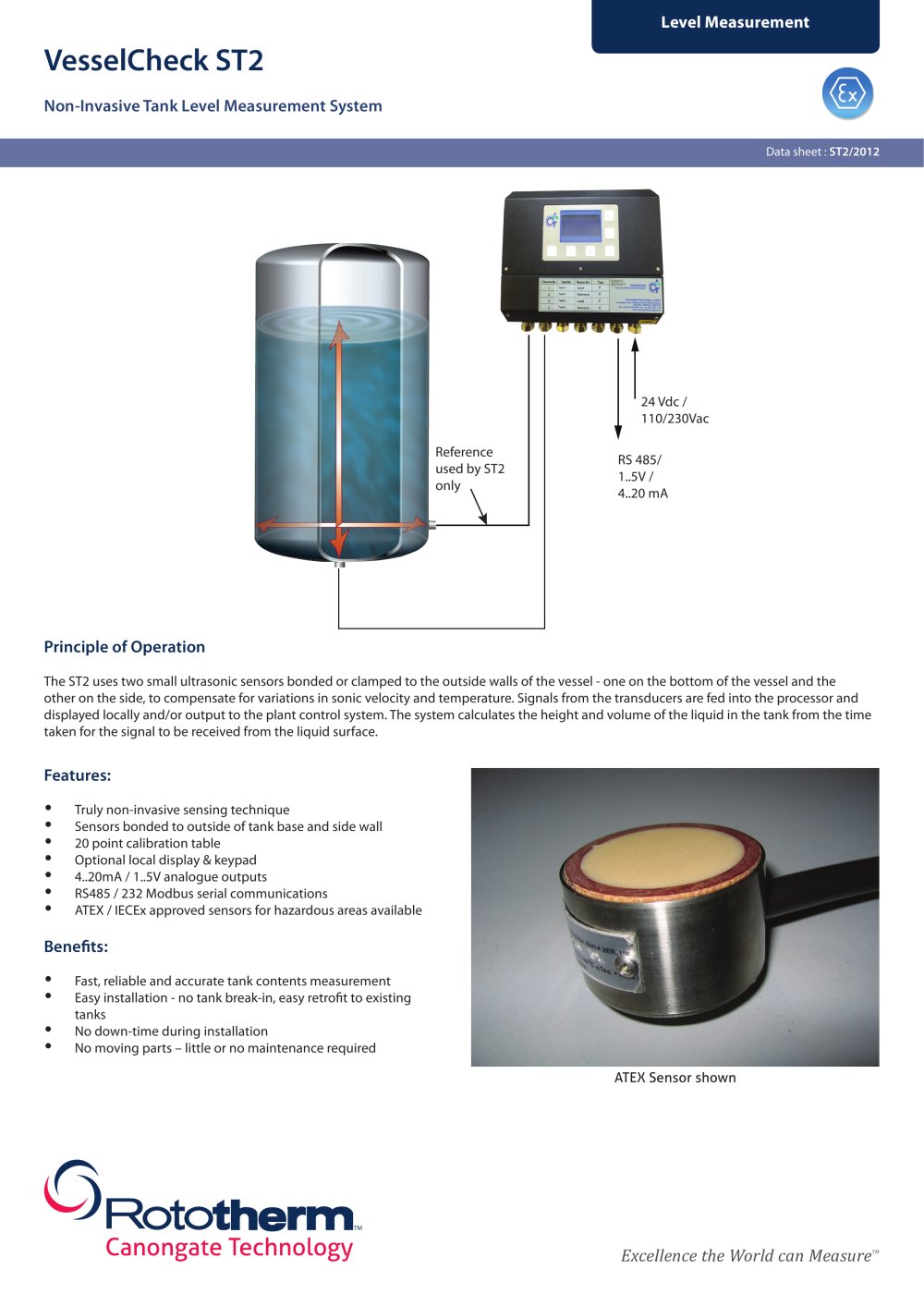 VesselCheck ST2: High Accuracy System meeting Customs & Excise Standards - CANONGATE