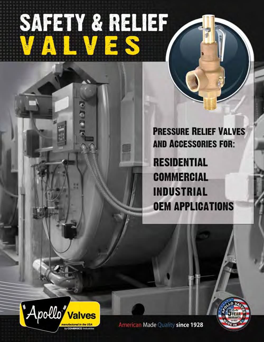 SAFETY AND RELIEF VALVES - Conbraco Industries