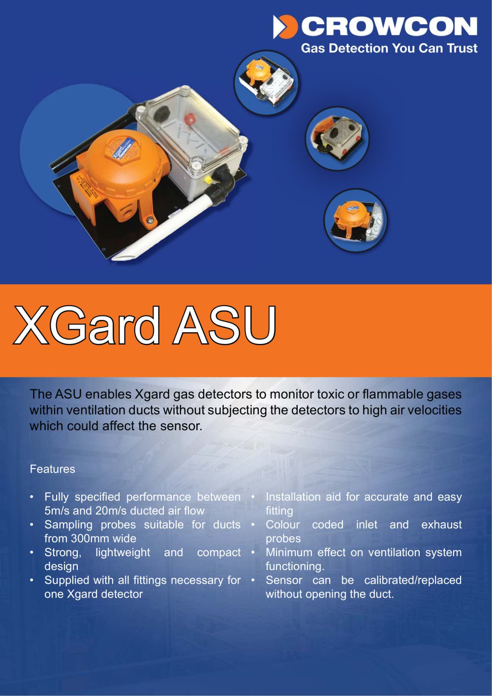 ASU (Air Sampling Unit) - Crowcon Detection Instruments