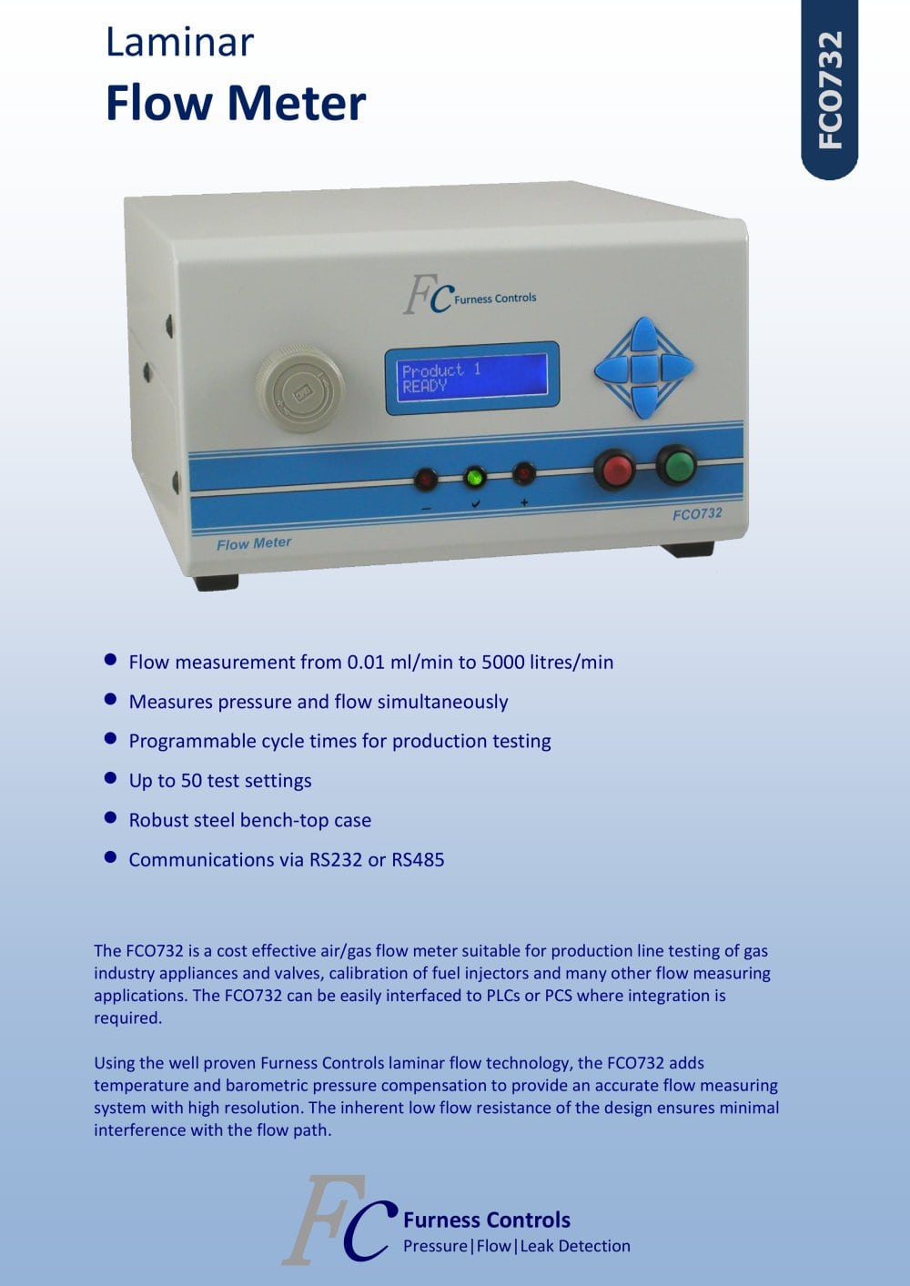 Laminar Flowmeter - Furness Controls