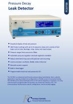 Pressure Decay Leak Detector