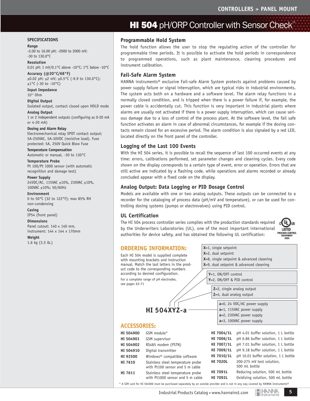 Hanna Instruments - 39856, 2756, 160156, 208346, 153631, 208354, 163926