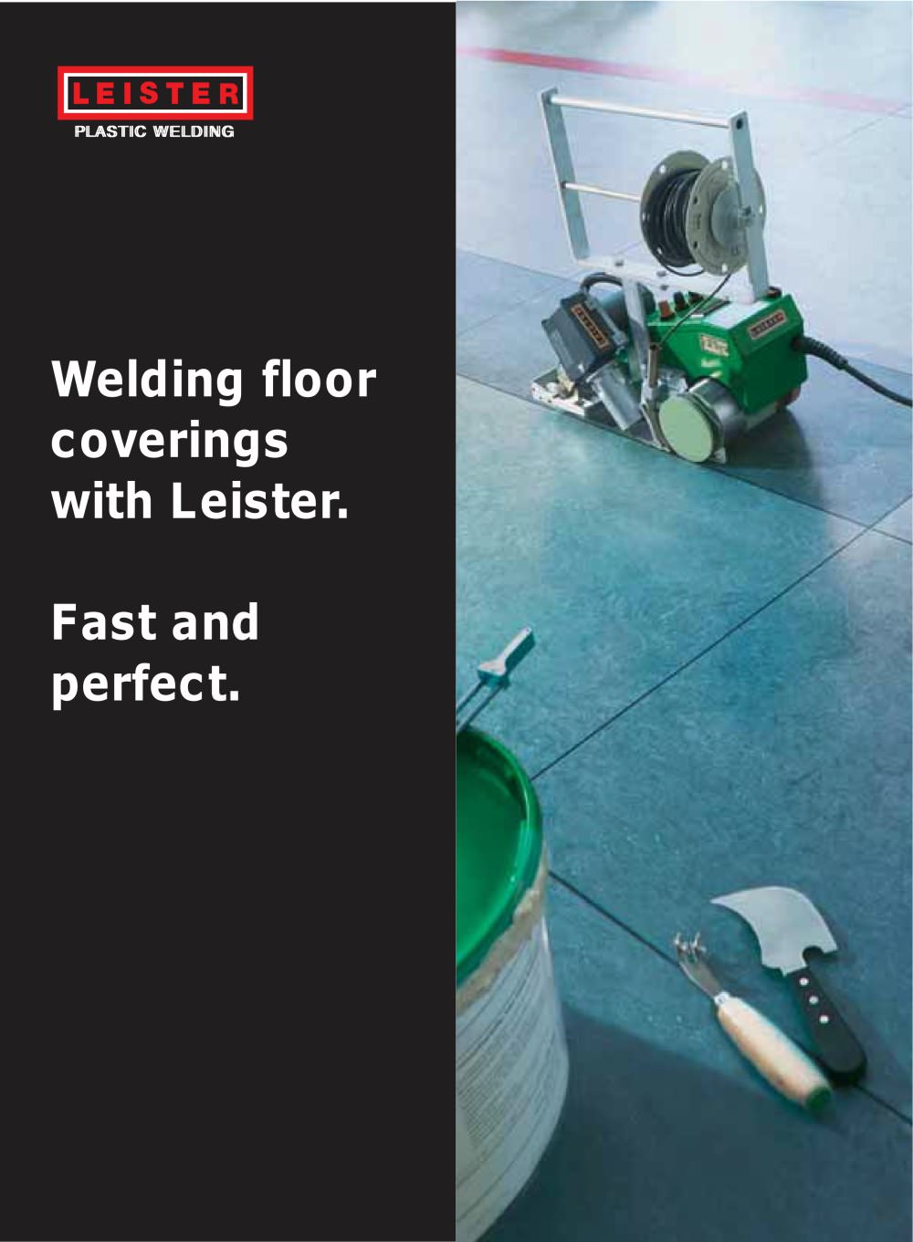 Welding floor coverings - LEISTER Process Technologies