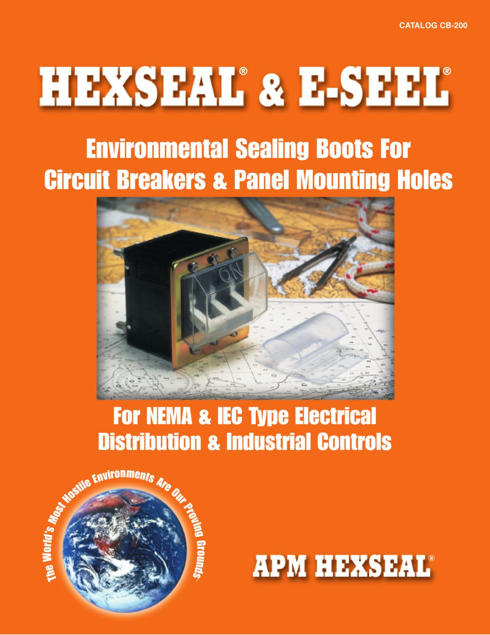 Hexseal & E-Seel  - Environmental Sealing Boots for Circuit Breakers & Panel Mounting Holes - APM HEXSEAL