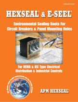Hexseal & E-Seel  - Environmental Sealing Boots for Circuit Breakers & Panel Mounting Holes