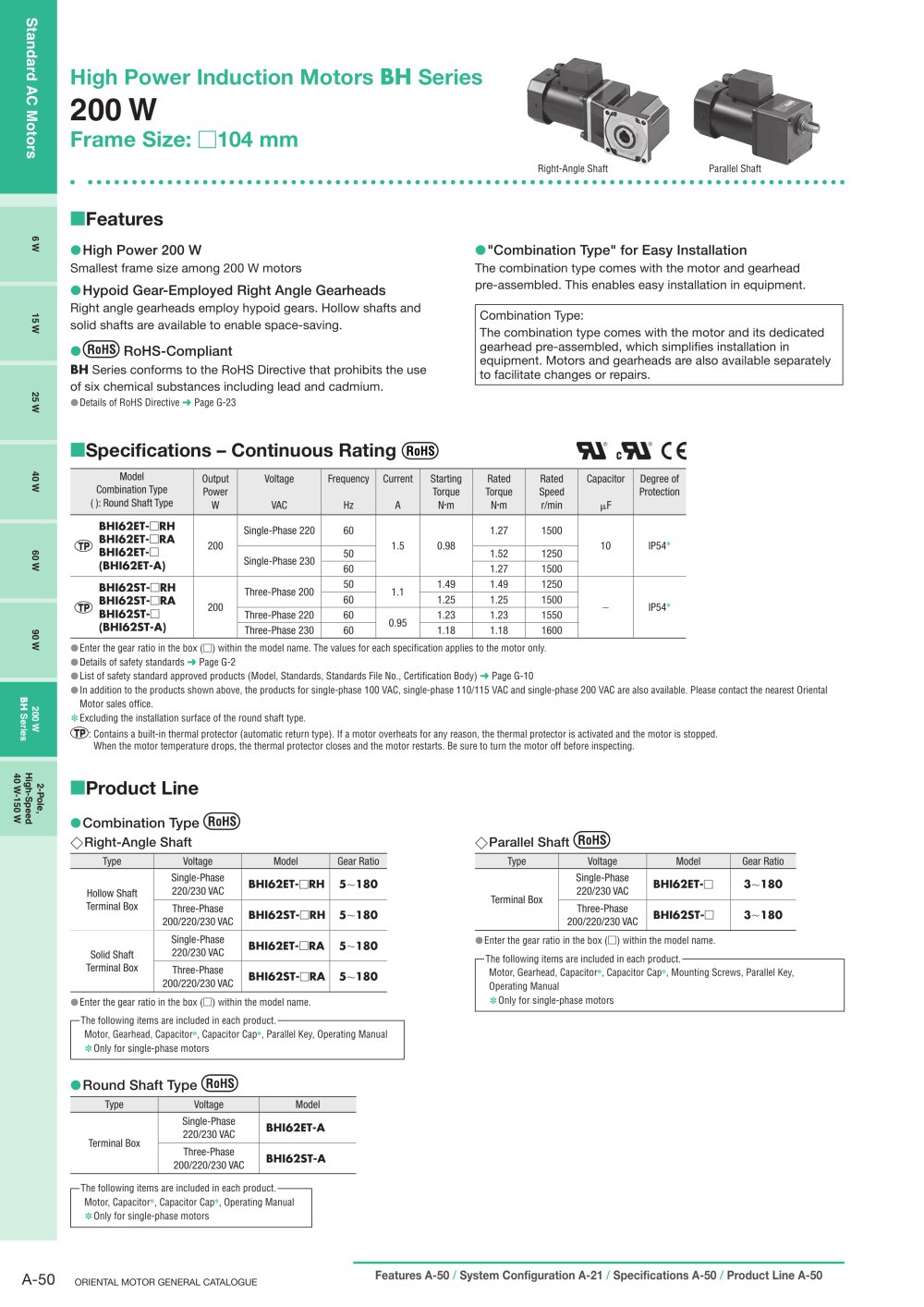 AC motors bh-series_new_gc - ORIENTAL MOTOR
