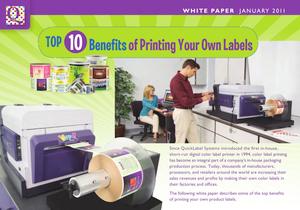 The Top 10 Benefits of Printing Your Own Labels