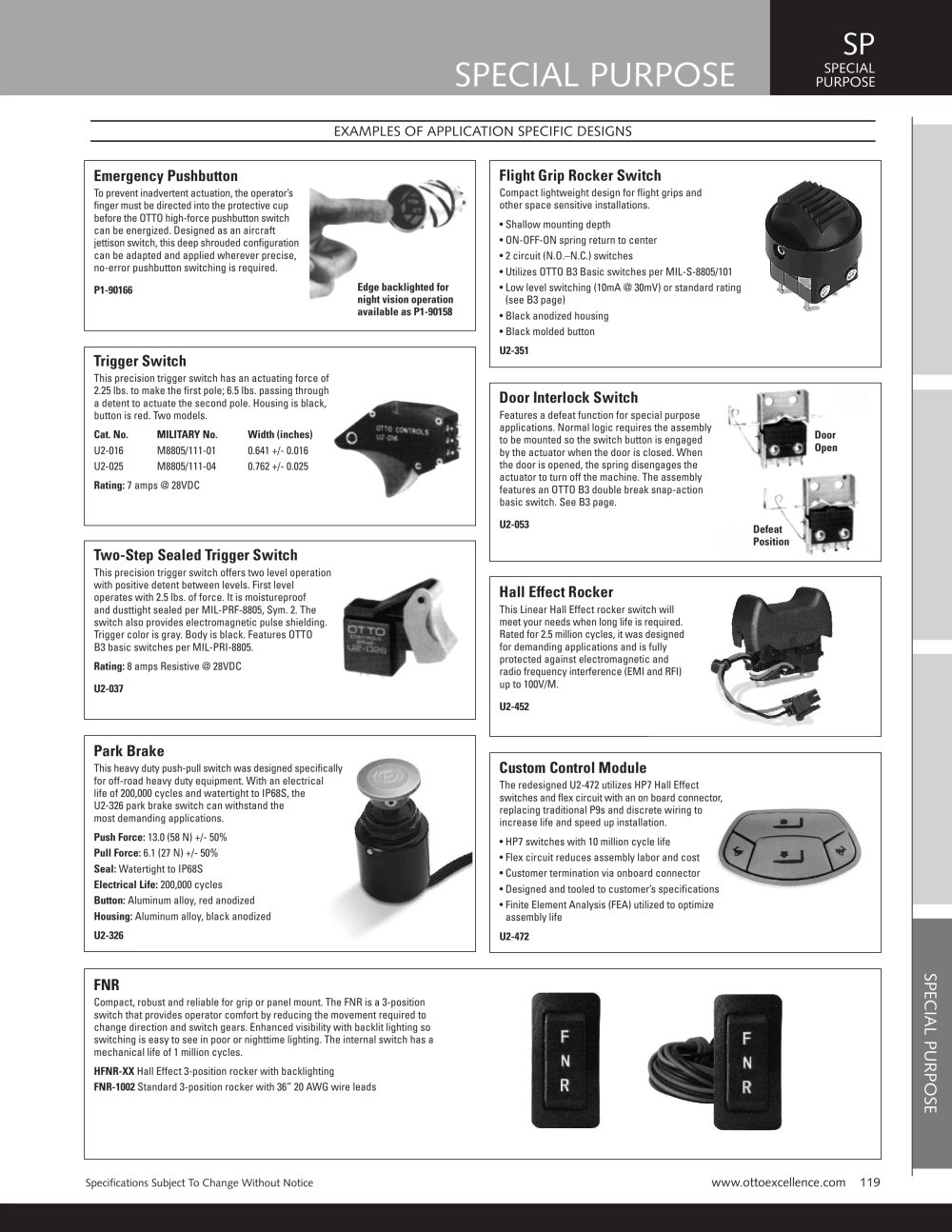 Special Purpose Switches - OTTO