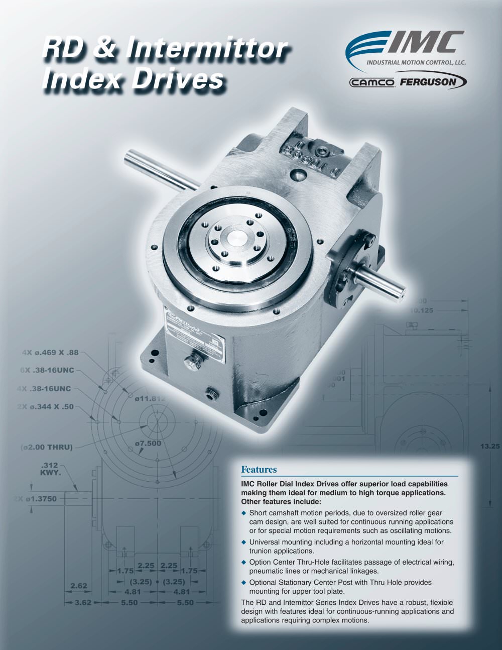 CAMCO RD/Intermittor Index Drives (C) - CAMCO