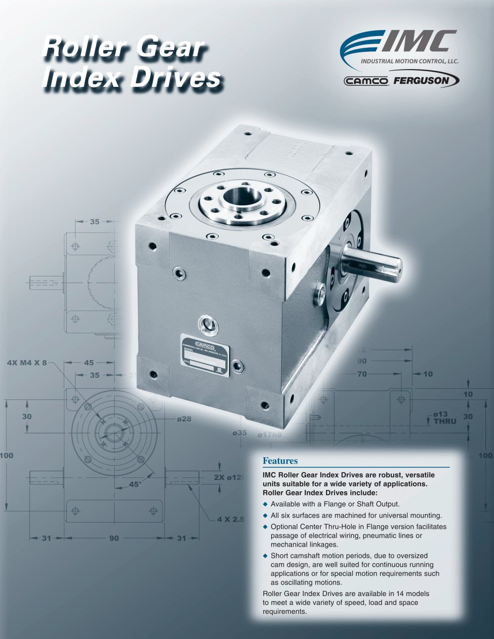 CAMCO Roller Gear Index Drives (D) - CAMCO