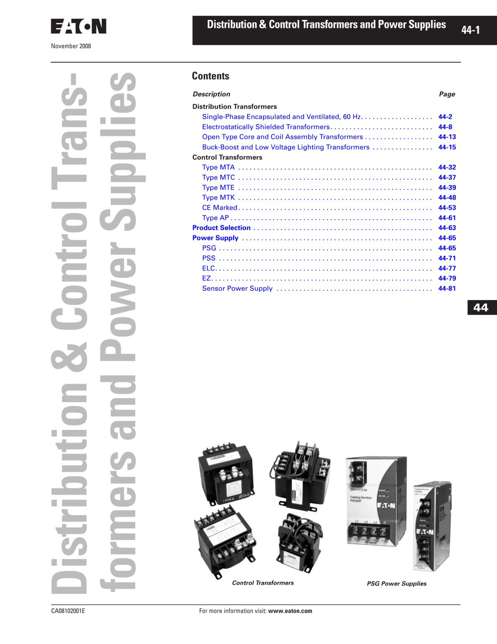 Eaton Power Supplies Catalog Supplement - Eaton Count Control Products