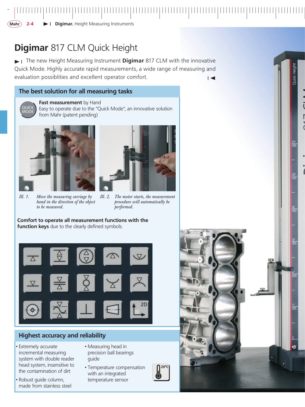 Digimar 817 CLM Quick Height - MAHR