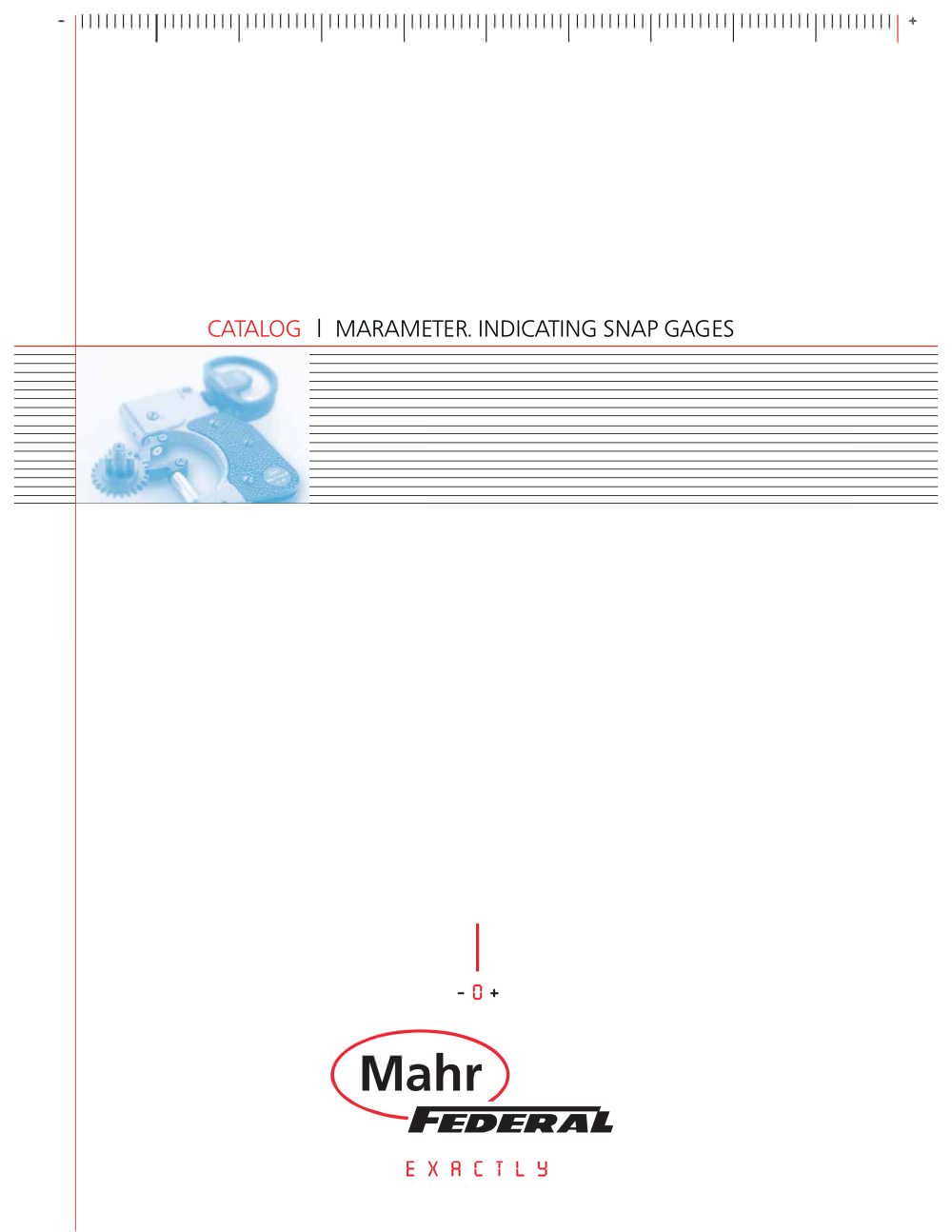 Marameter Indicating Snap Gages - MAHR