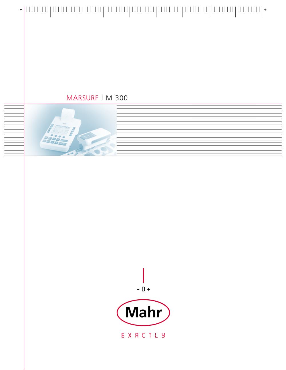 MarSurf M 300 Mobile Roughness Measuring Device - MAHR