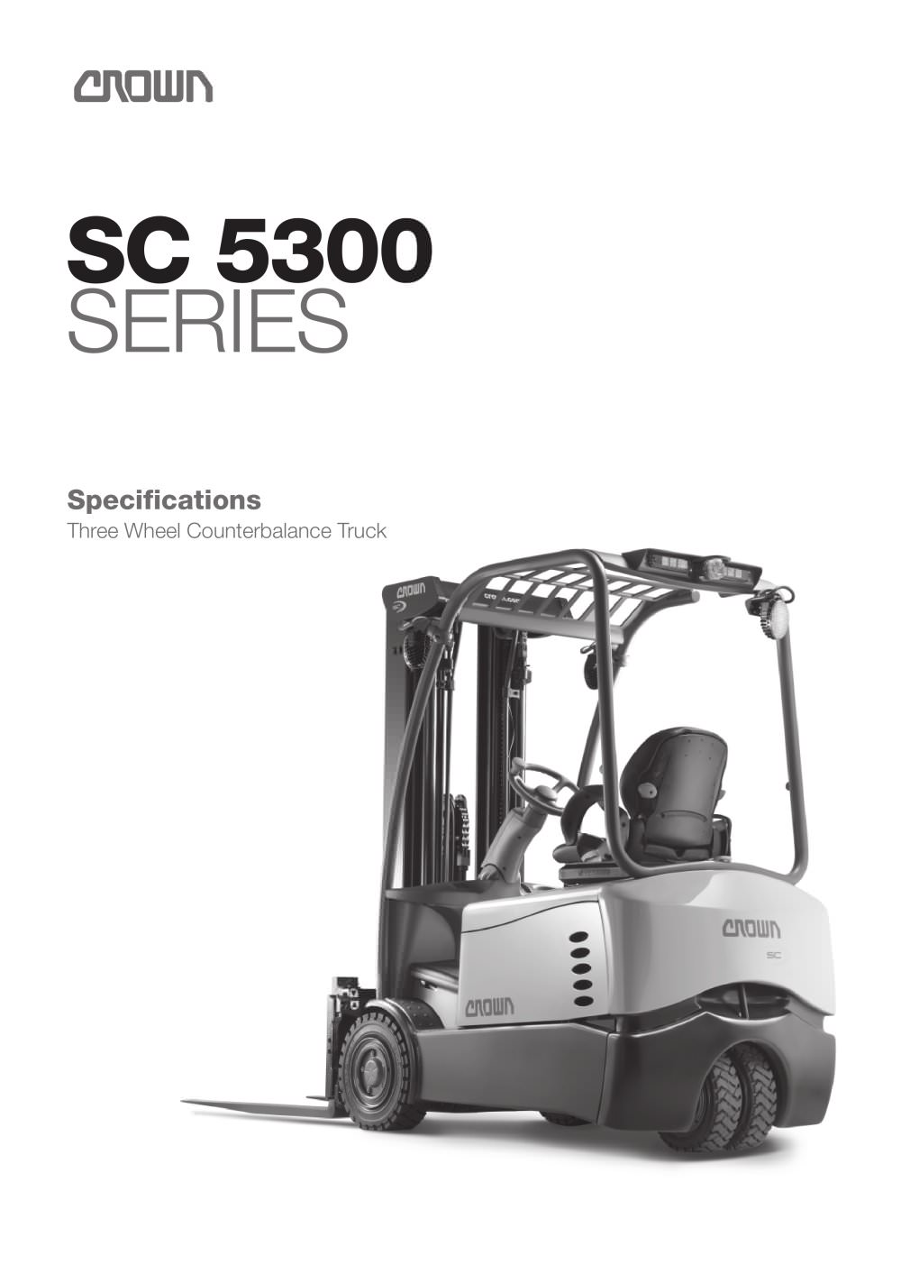 Electric Forklift 3-Wheel, SC 5300 - 1 / 6 Pages