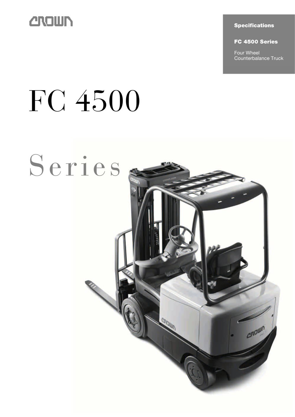 Electric Forklift 4-Wheel, FC 4500 - 1 / 6 Pages