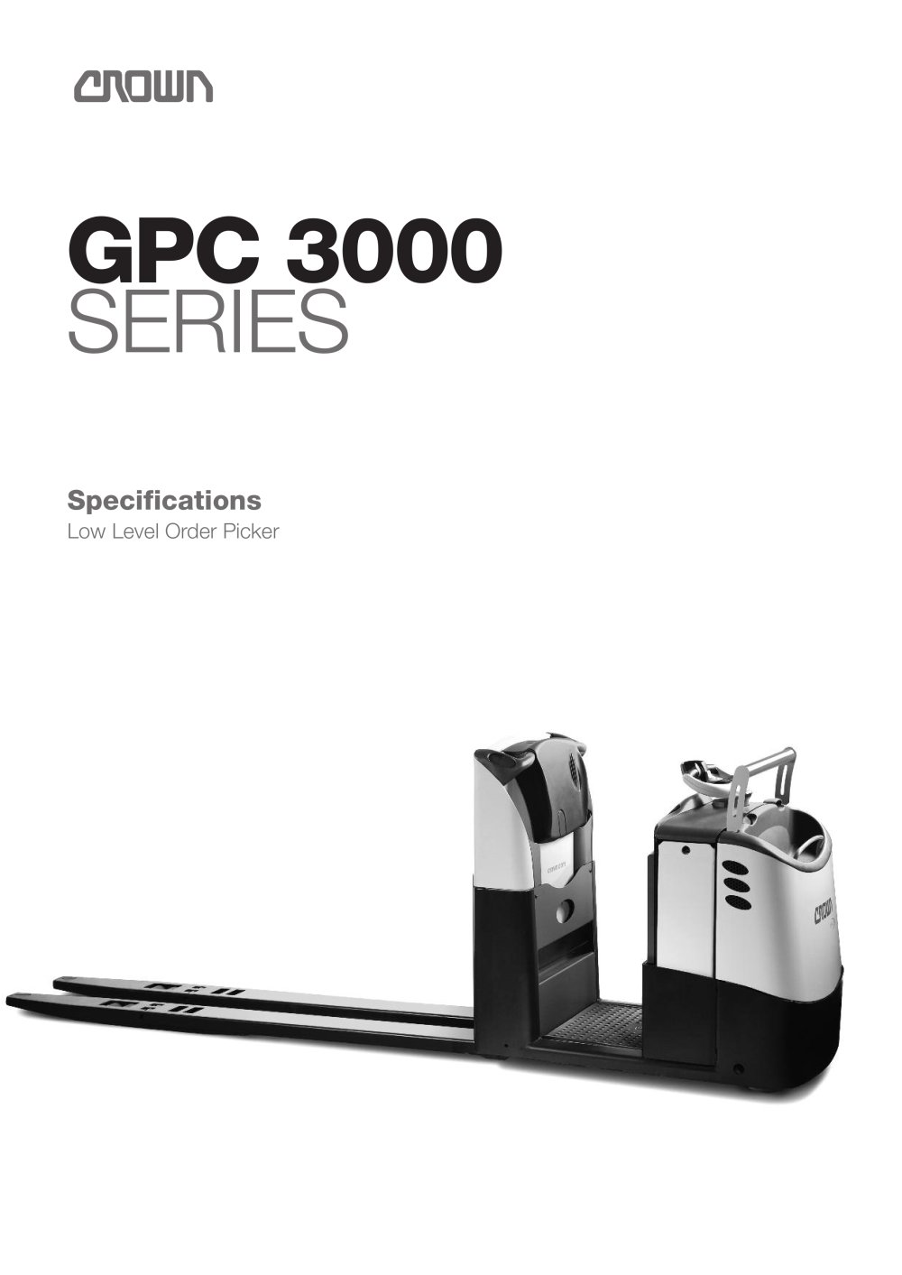 Order Picker GPC 3000 series - 1 / 6 Pages