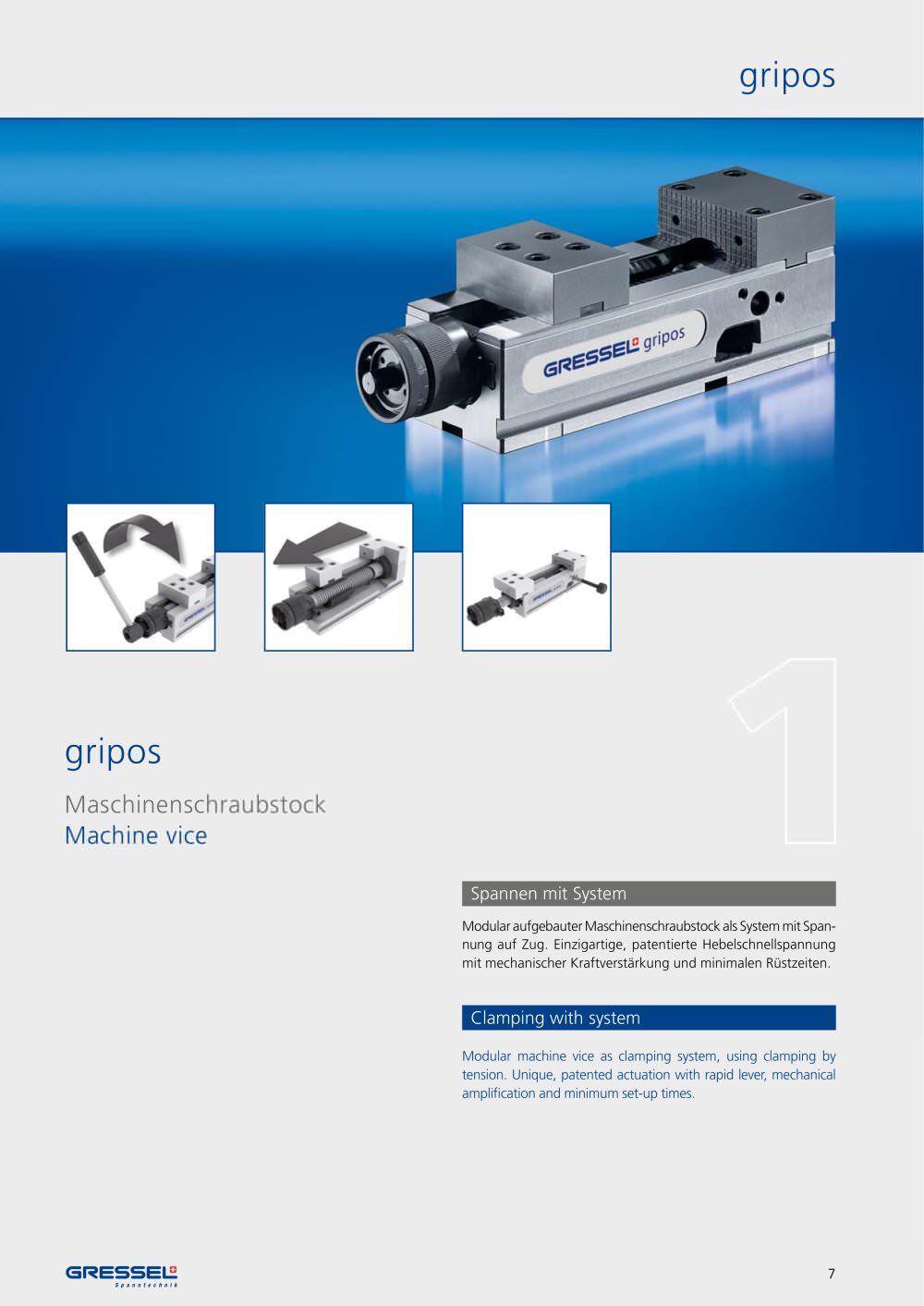 gripos, Machine vice - GRESSEL