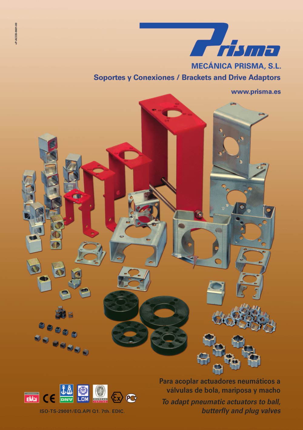 Brackets and Drive Adaptors - PRISMA