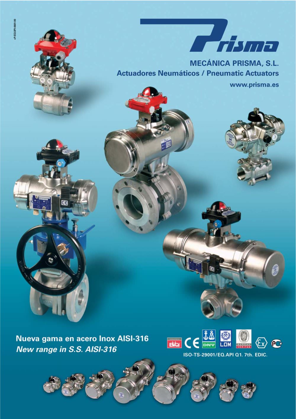 stainless steel actuators - PRISMA