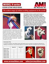 Model 9CT Series Cassette-Type Weld Heads