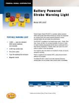 Battery Powered Warning Light