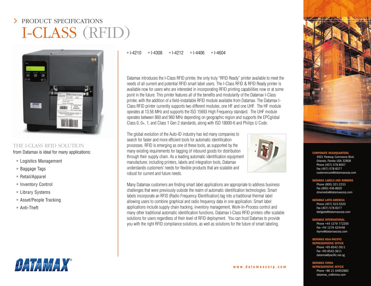 RFID Thermal Printers - DATAMAX