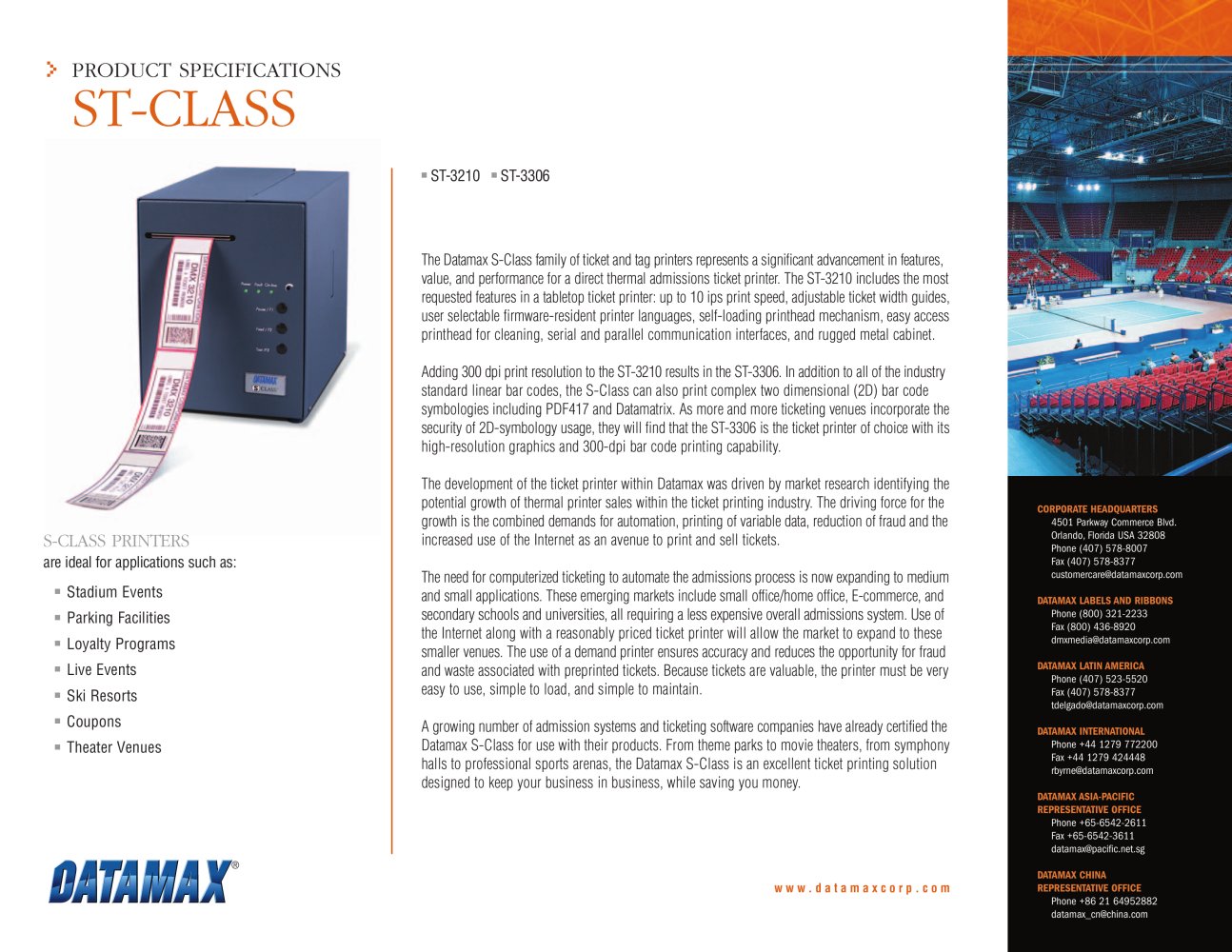 Thermal Ticket Printer (Tabletop) - DATAMAX