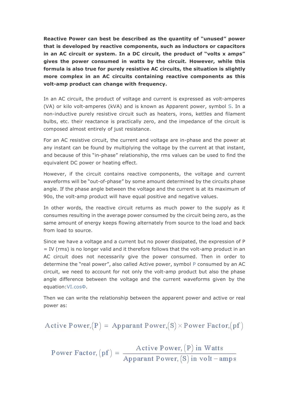 Phase Angle Equation Ac Circuits Jennarocca V Tdrive Reactive Power Compensation Shenzhen T Technologies Calculation
