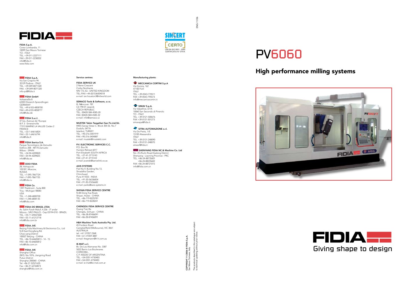 PV6060 - FIDIA