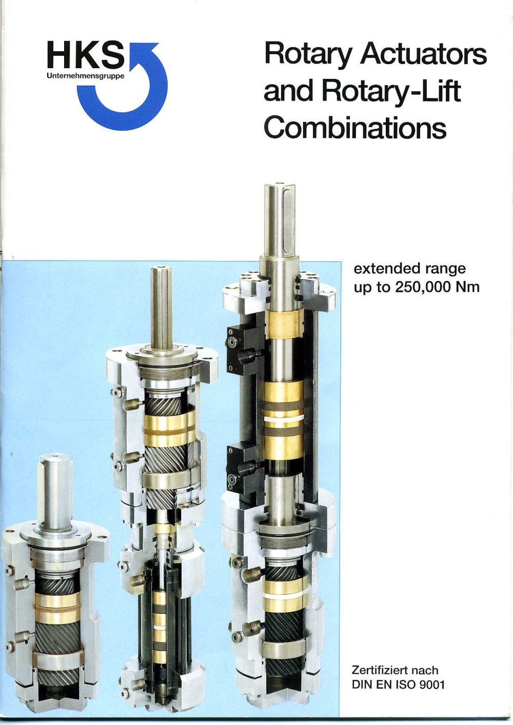 Rotary Actuators and Rotary-Lift Combinations - HKS Dreh-Antriebe GmbH