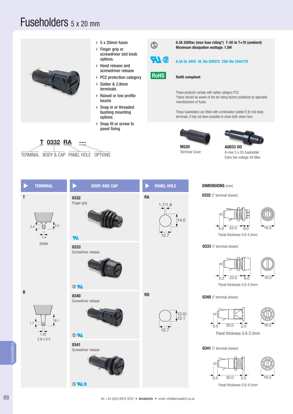 IEC Sockets - Arcolectric