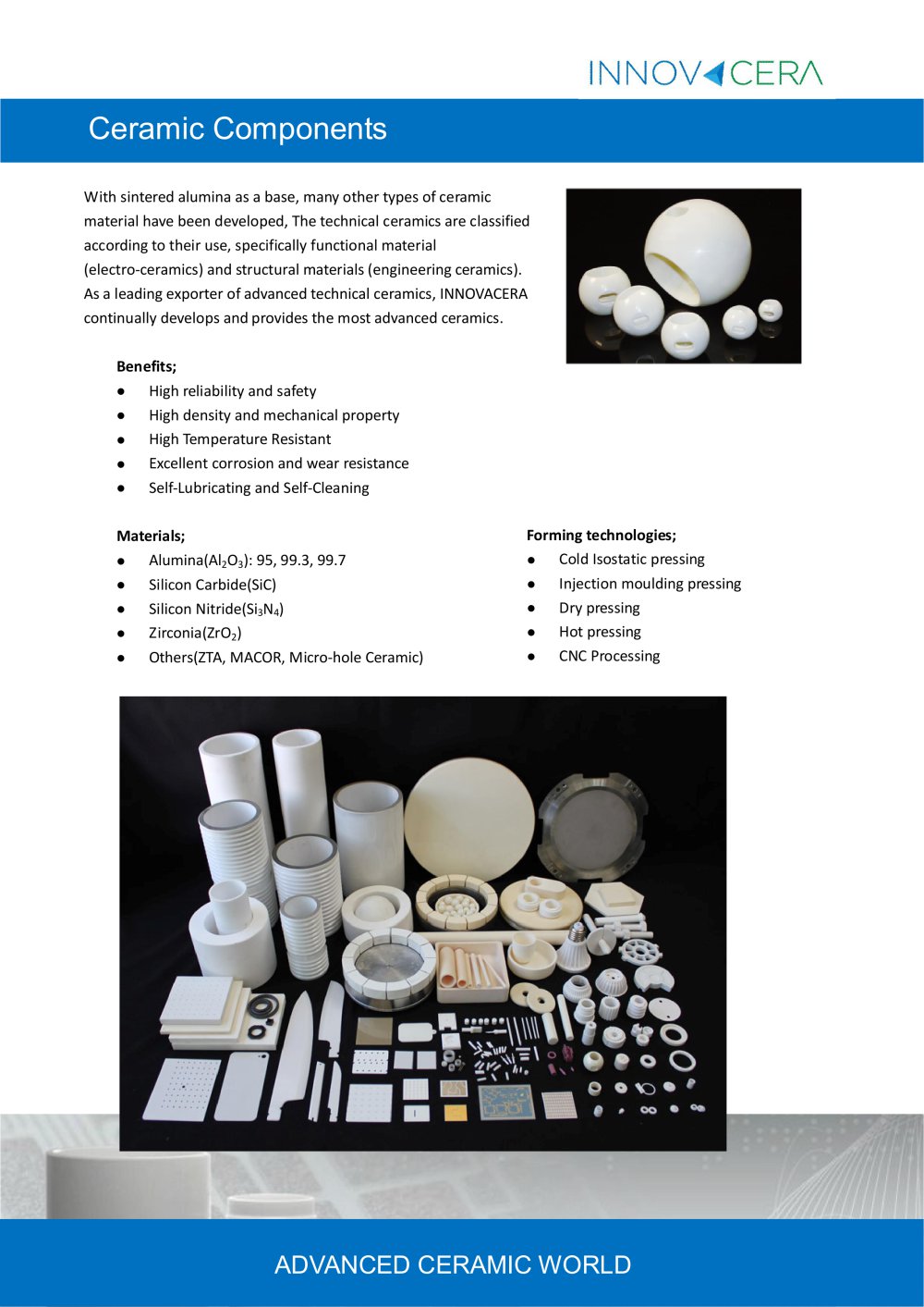 Innovacera Ceramic Components - 1 / 4 Pages